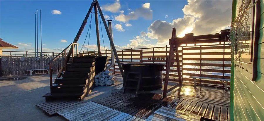 Русская баня на дровах на пляже комплекса «Дивный» — фото 3